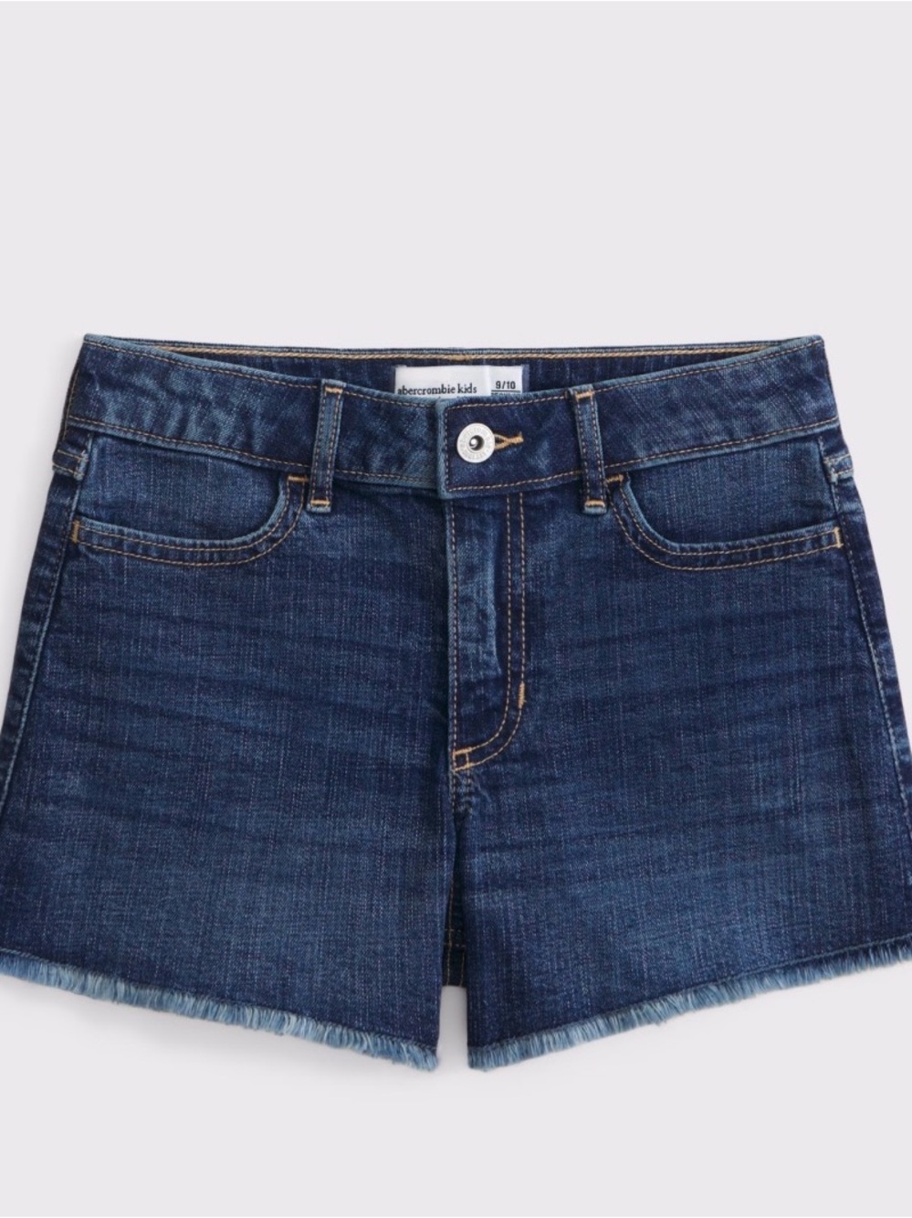 abercrombie kids indigo denim cutoff shorts